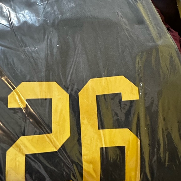 😎sold😎Fear of God Essentials Black Joggers with Gold Accents - Picture 5 of 6